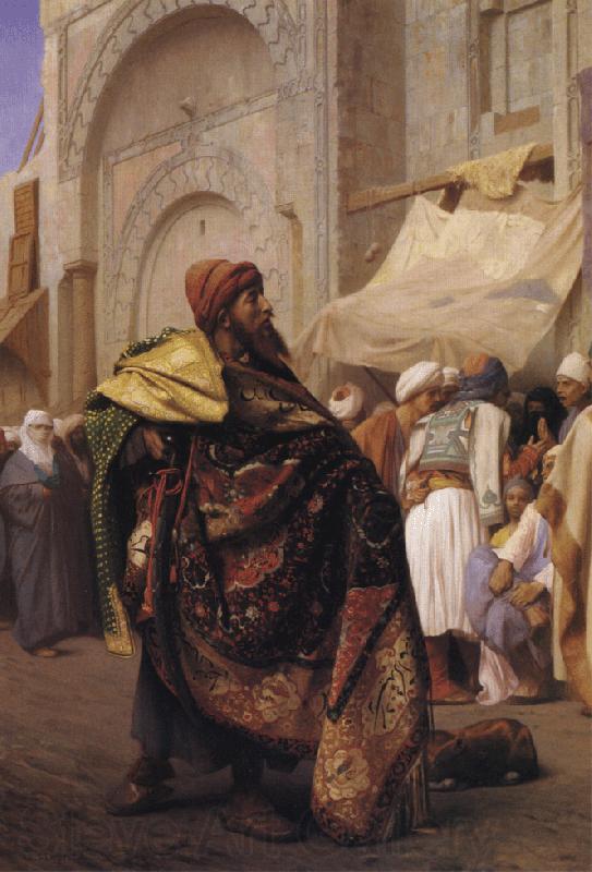 Jean - Leon Gerome The Carpet Merchant of Cairo Norge oil painting art